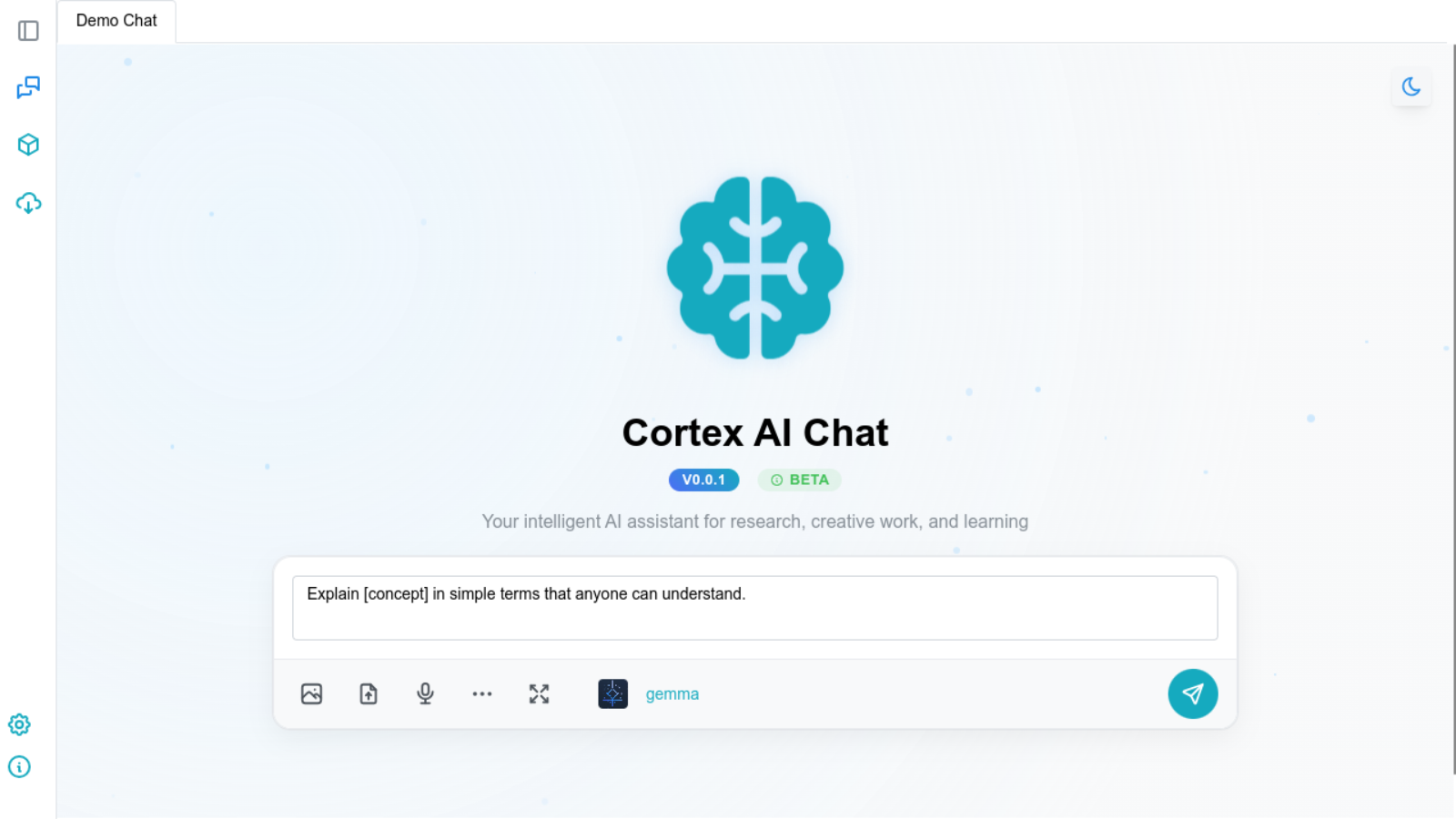 Cortex AI Private Chat Interface